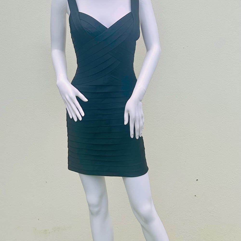 BCBG Black Mini Bandage Dress